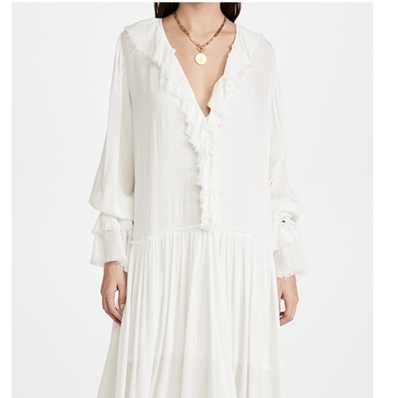 Free People Sweet Darlin Maxi Dress Ivory - Picture 6 of 11